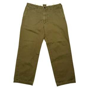 Engineered Garments Workaday Chino Pants Trousers Men's Large Olive Minimalist